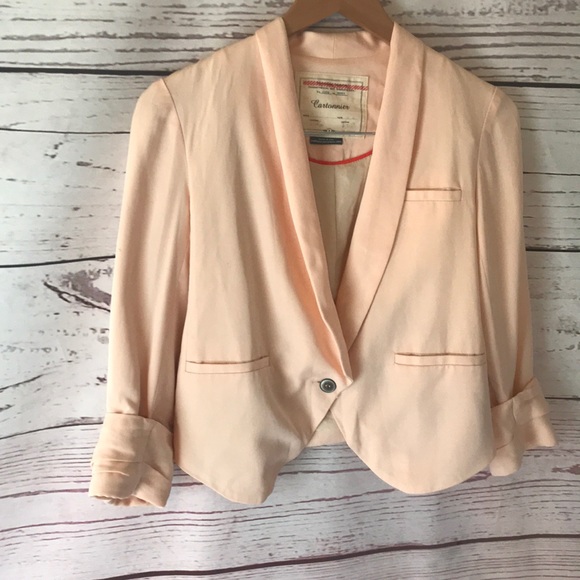 Anthropologie CARTONNIER 0 cropped jacket